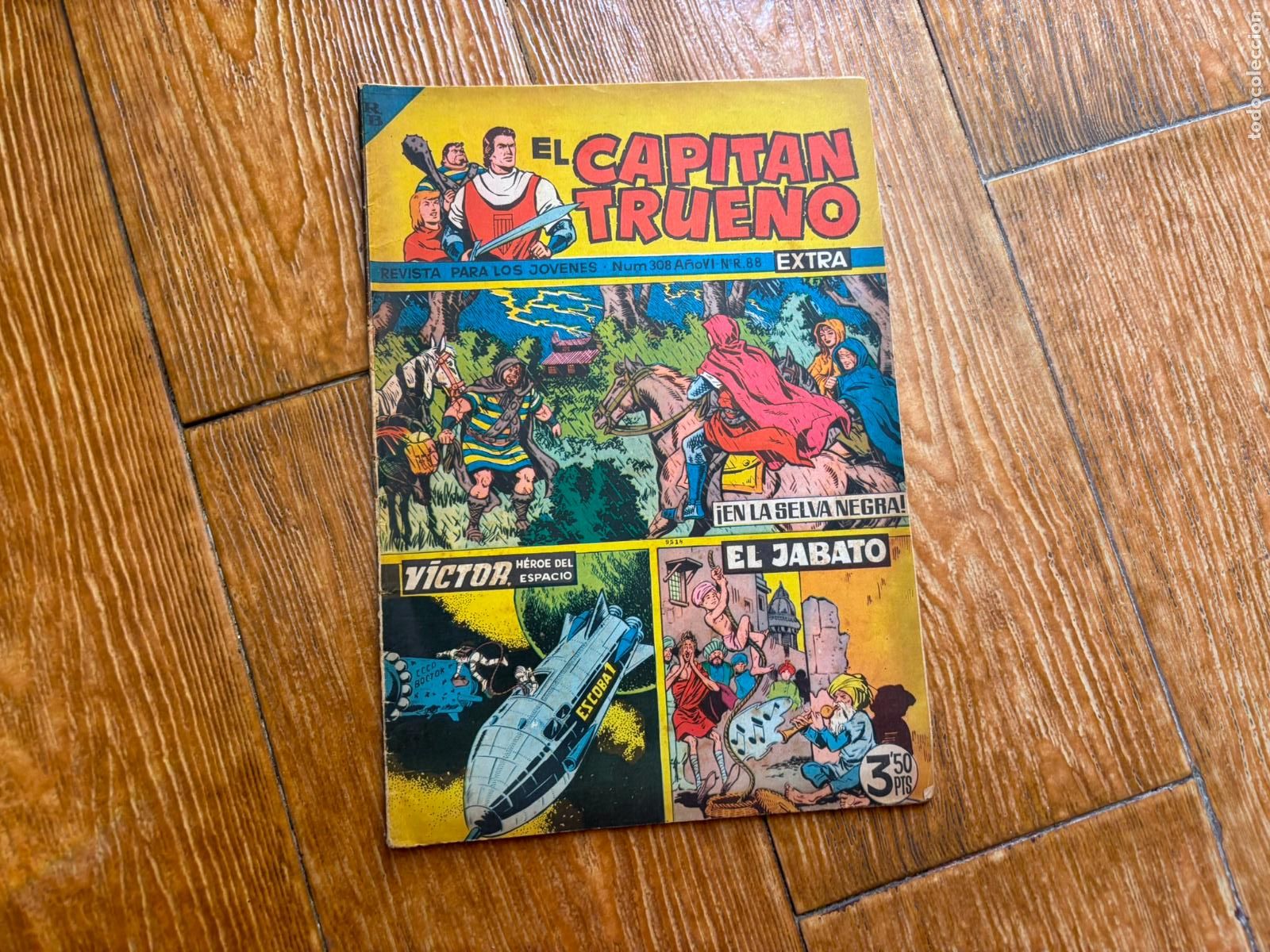 Tebeos: EL CAPITAN TRUENO EXTRA N&ordm; 308 EDITORIAL BRUGUERA ORIGINAL