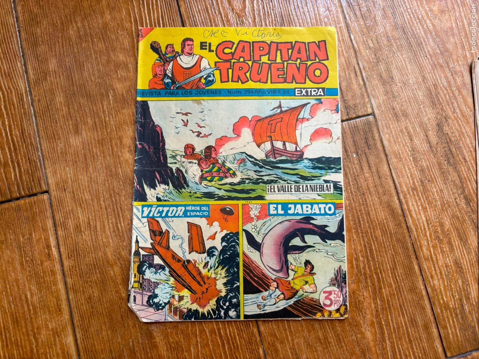 Tebeos: EL CAPITAN TRUENO EXTRA N&ordm; 294 EDITORIAL BRUGUERA ORIGINAL