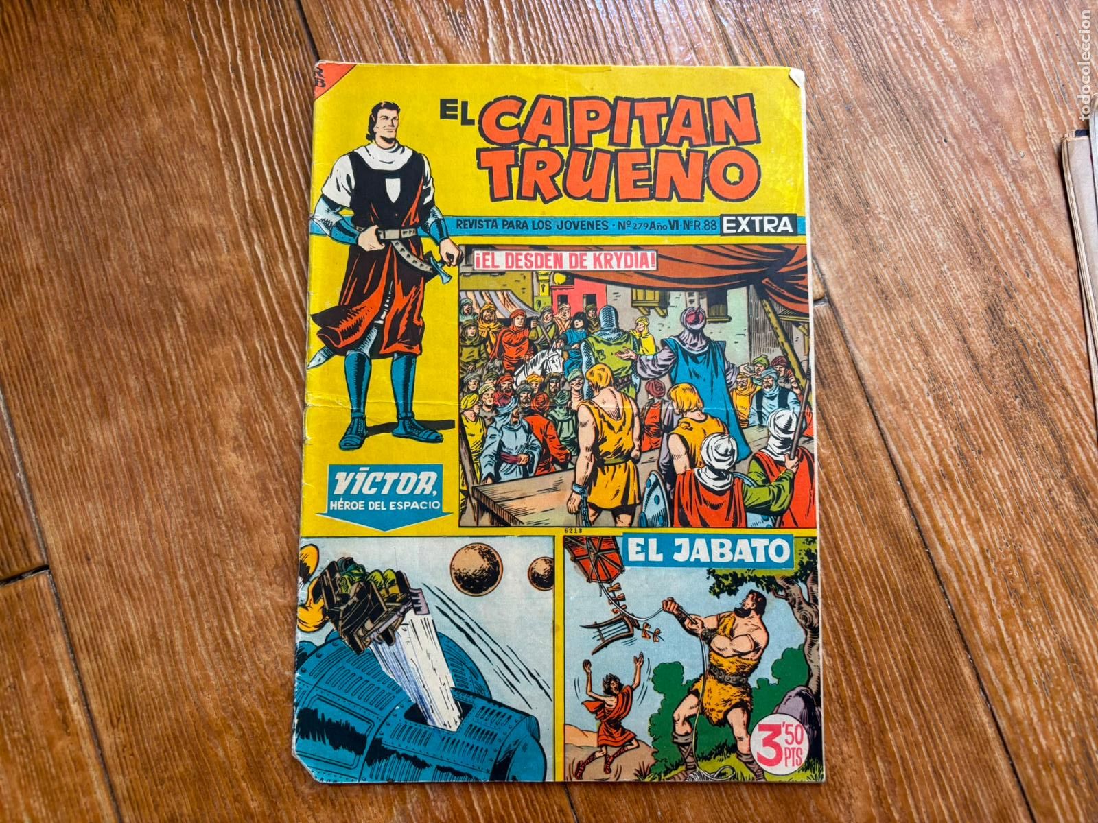 Tebeos: EL CAPITAN TRUENO EXTRA N&ordm; 279 EDITORIAL BRUGUERA ORIGINAL