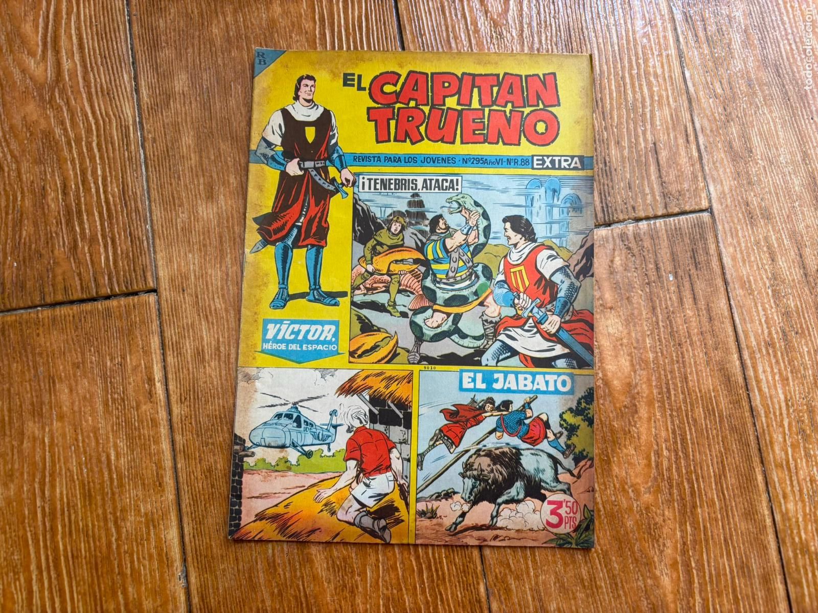 Tebeos: EL CAPITAN TRUENO EXTRA N&ordm; 295 EDITORIAL BRUGUERA ORIGINAL