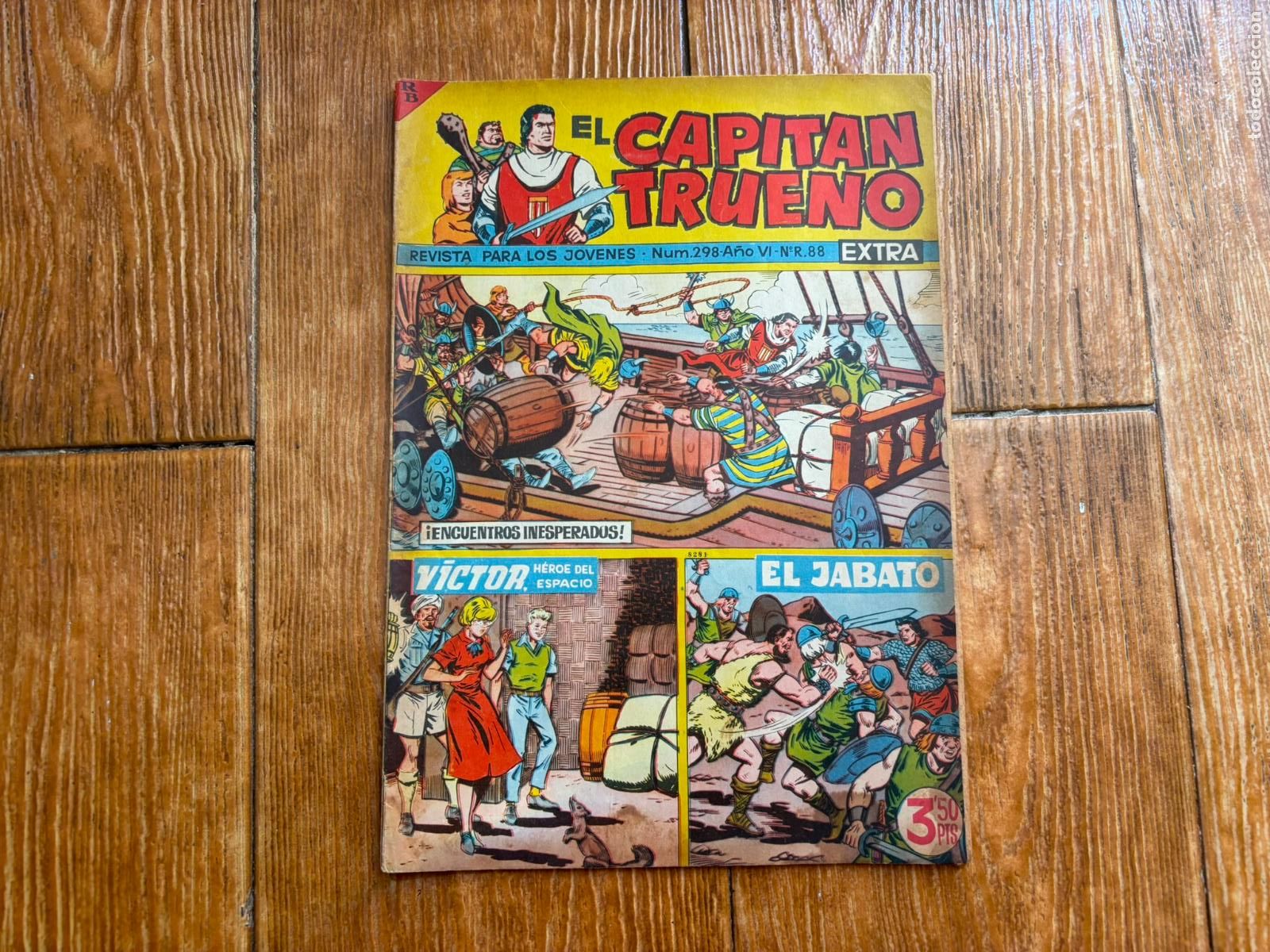 Tebeos: EL CAPITAN TRUENO EXTRA N&ordm; 298 EDITORIAL BRUGUERA ORIGINAL