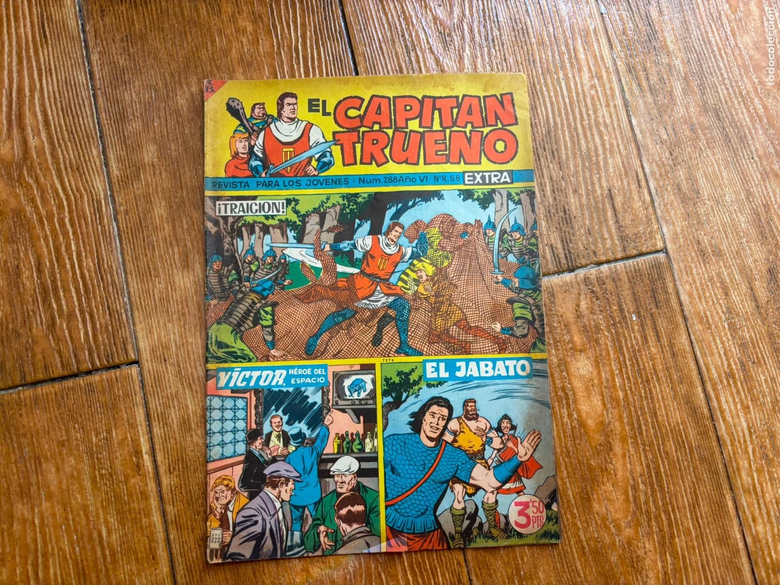 Tebeos: EL CAPITAN TRUENO EXTRA N&ordm; 288 EDITORIAL BRUGUERA ORIGINAL