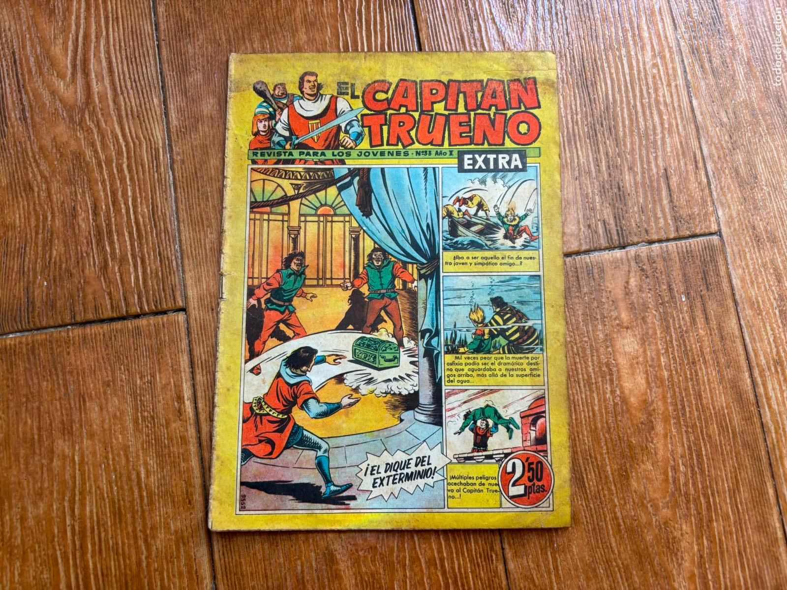 Tebeos: EL CAPITAN TRUENO EXTRA N&ordm; 33 EDITORIAL BRUGUERA ORIGINAL
