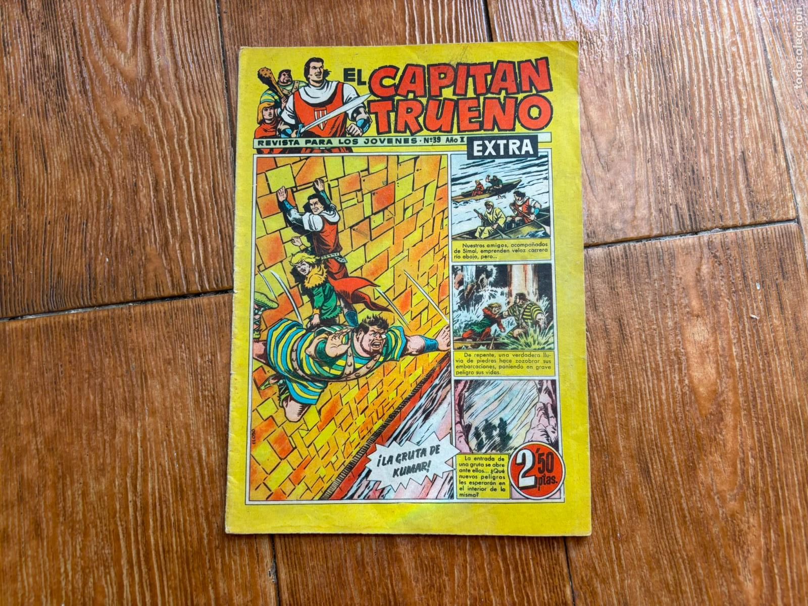 Tebeos: EL CAPITAN TRUENO EXTRA N&ordm; 39 EDITORIAL BRUGUERA ORIGINAL