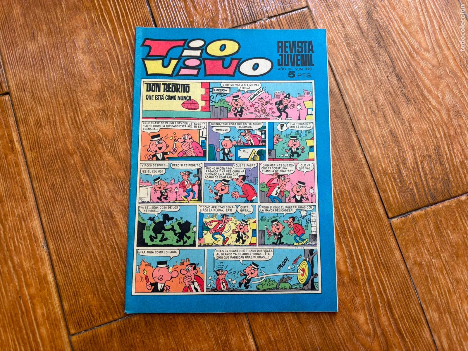 Tebeos: TIO VIVO N&ordm; 393 EDITORIAL BRUGUERA ORIGINAL