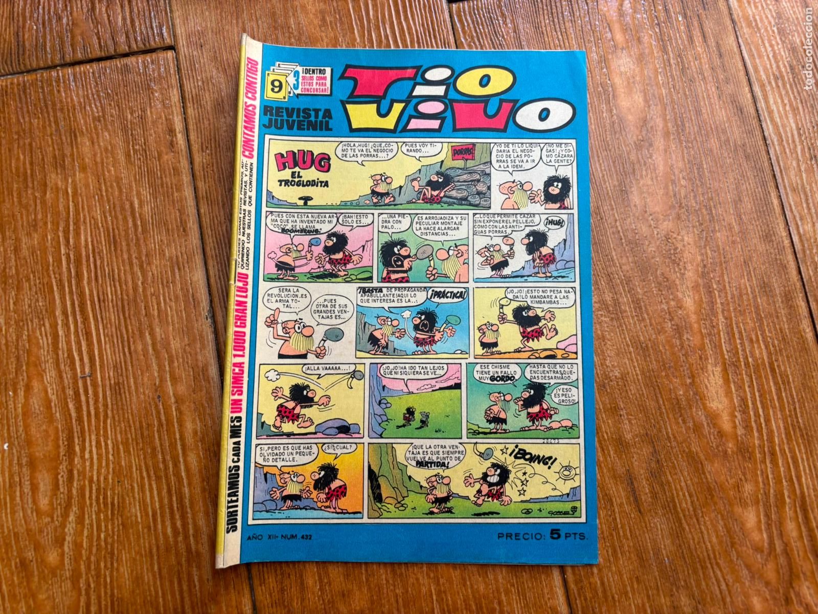 Tebeos: TIO VIVO N&ordm; 432 EDITORIAL BRUGUERA ORIGINAL