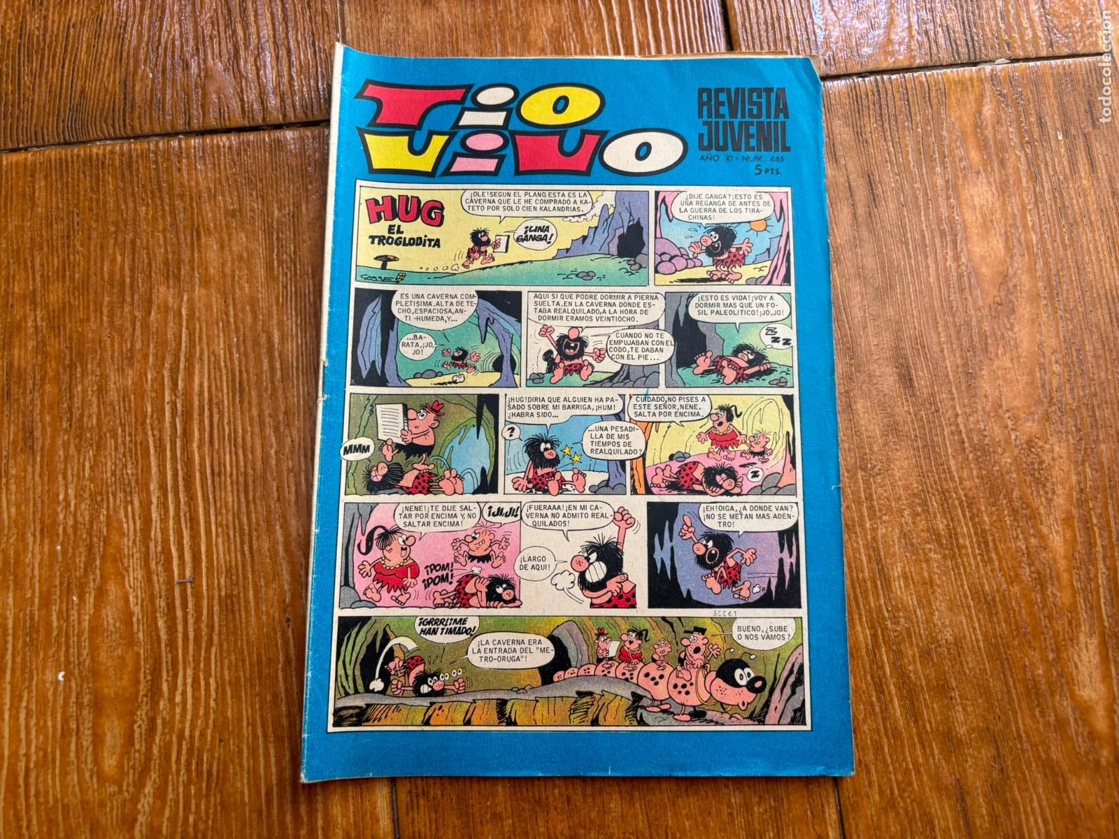 Tebeos: TIO VIVO N&ordm; 445 EDITORIAL BRUGUERA ORIGINAL
