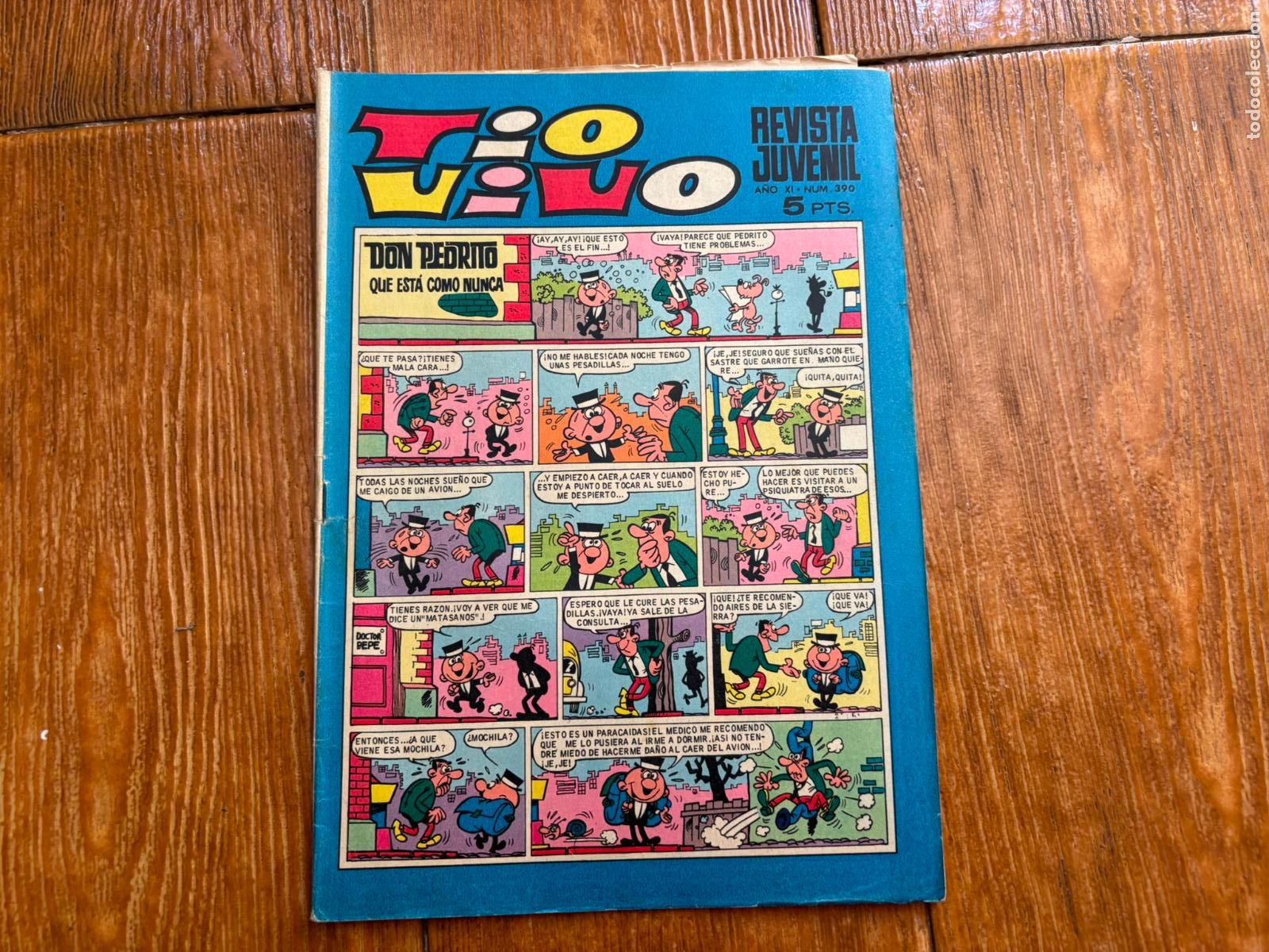 Tebeos: TIO VIVO N&ordm; 390 EDITORIAL BRUGUERA ORIGINAL