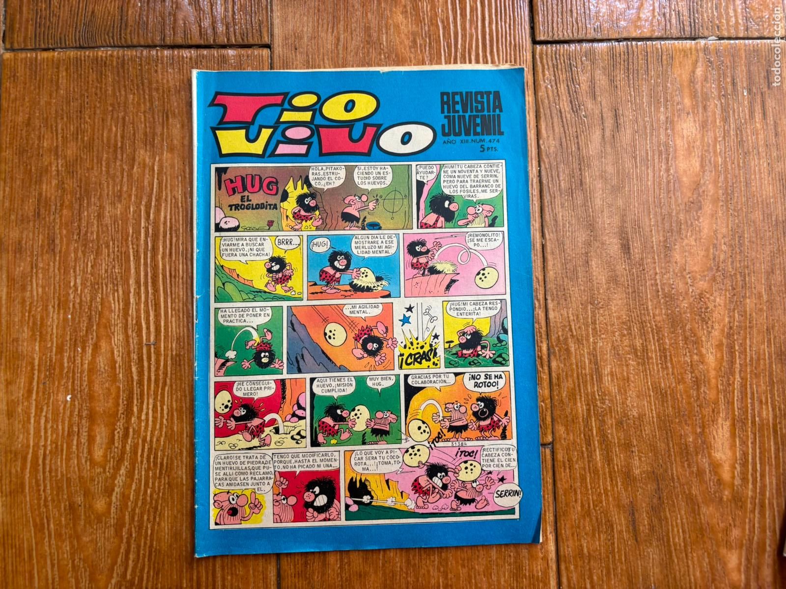 Tebeos: TIO VIVO N&ordm; 474 EDITORIAL BRUGUERA ORIGINAL