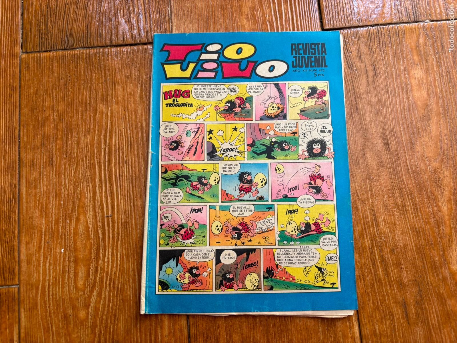 Tebeos: TIO VIVO N&ordm; 472 EDITORIAL BRUGUERA ORIGINAL
