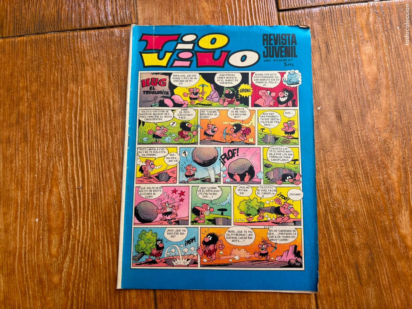 Tebeos: TIO VIVO N&ordm; 471 EDITORIAL BRUGUERA ORIGINAL