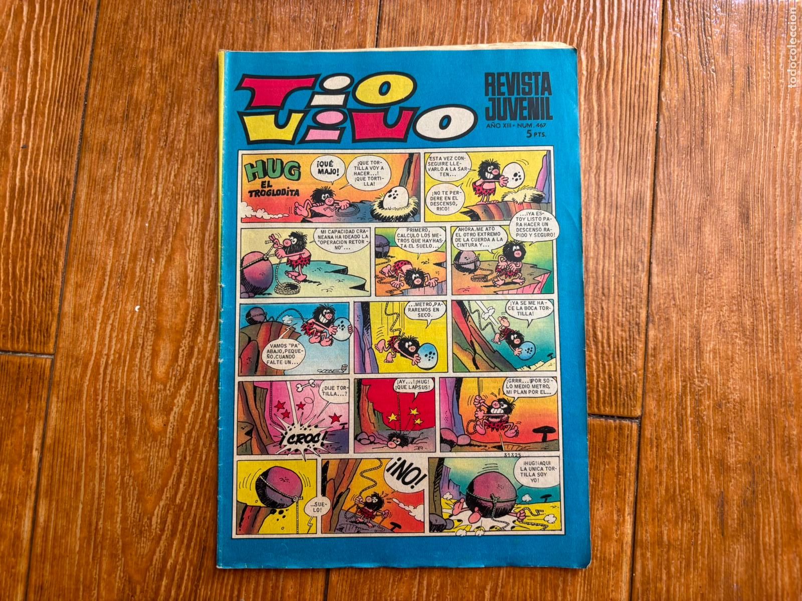 Tebeos: TIO VIVO N&ordm; 467 EDITORIAL BRUGUERA ORIGINAL