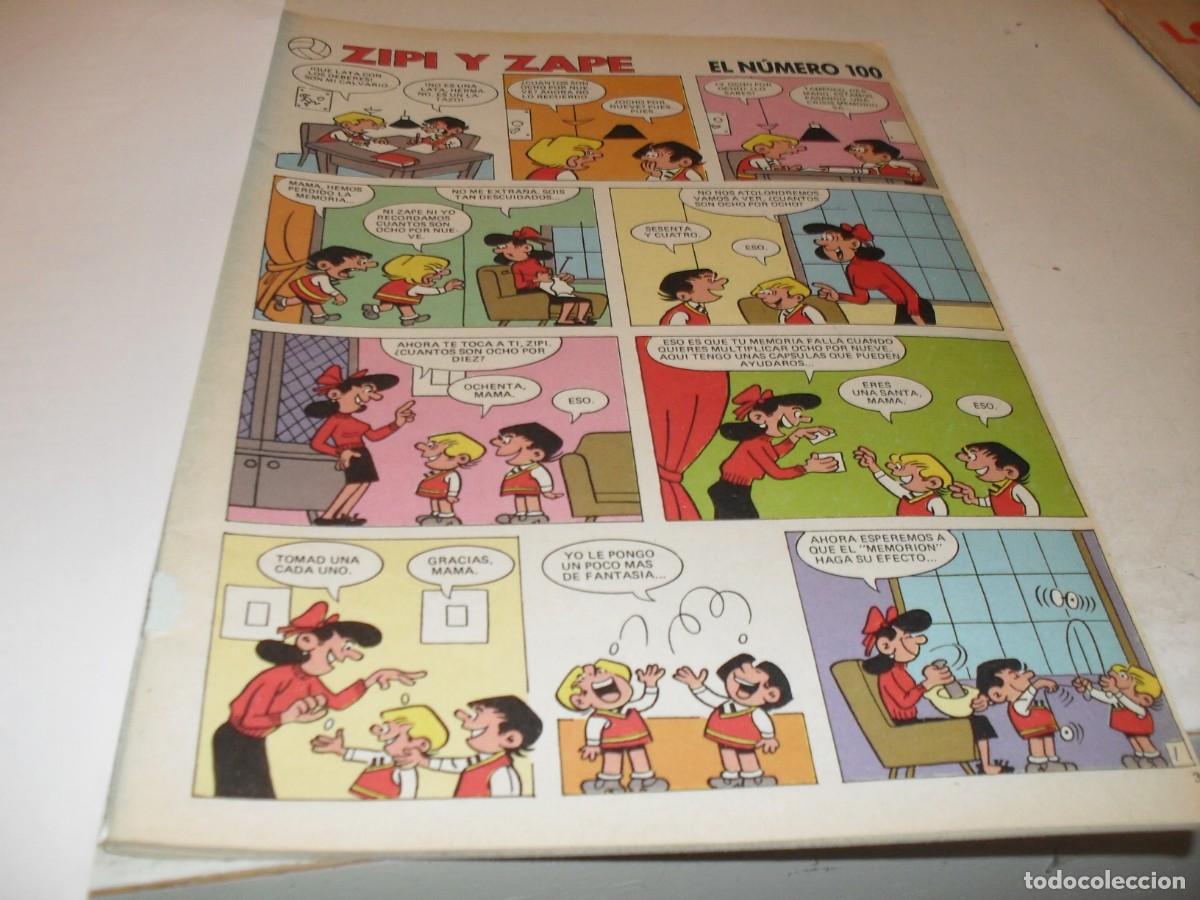 Tebeos: (REF.95),EN 4 PAGINAS HISTORIETA MUY ESPECIAL DE ZIPI Y ZAPE,CELEBRANDO N&ordm; 100,EDICIONES B,1987
