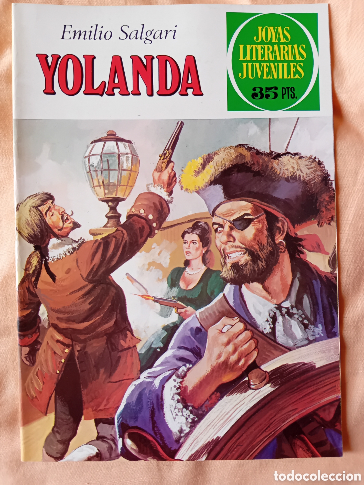 Tebeos: YOLANDA, Emilio Salgari. Joyas literarias juveniles. 1979