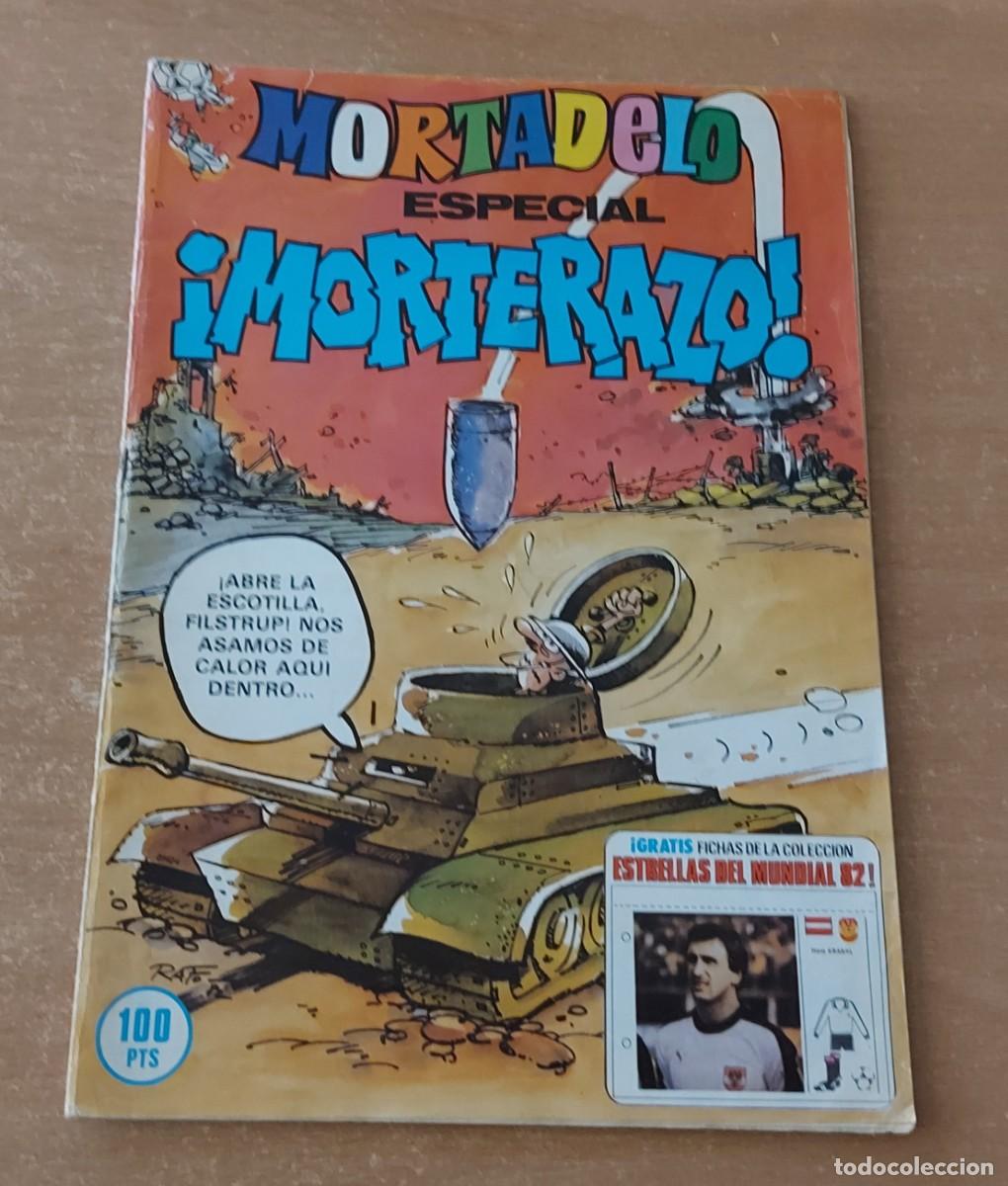 Tebeos: Mortadelo especial 135 Morterazo con fichas mundial 82