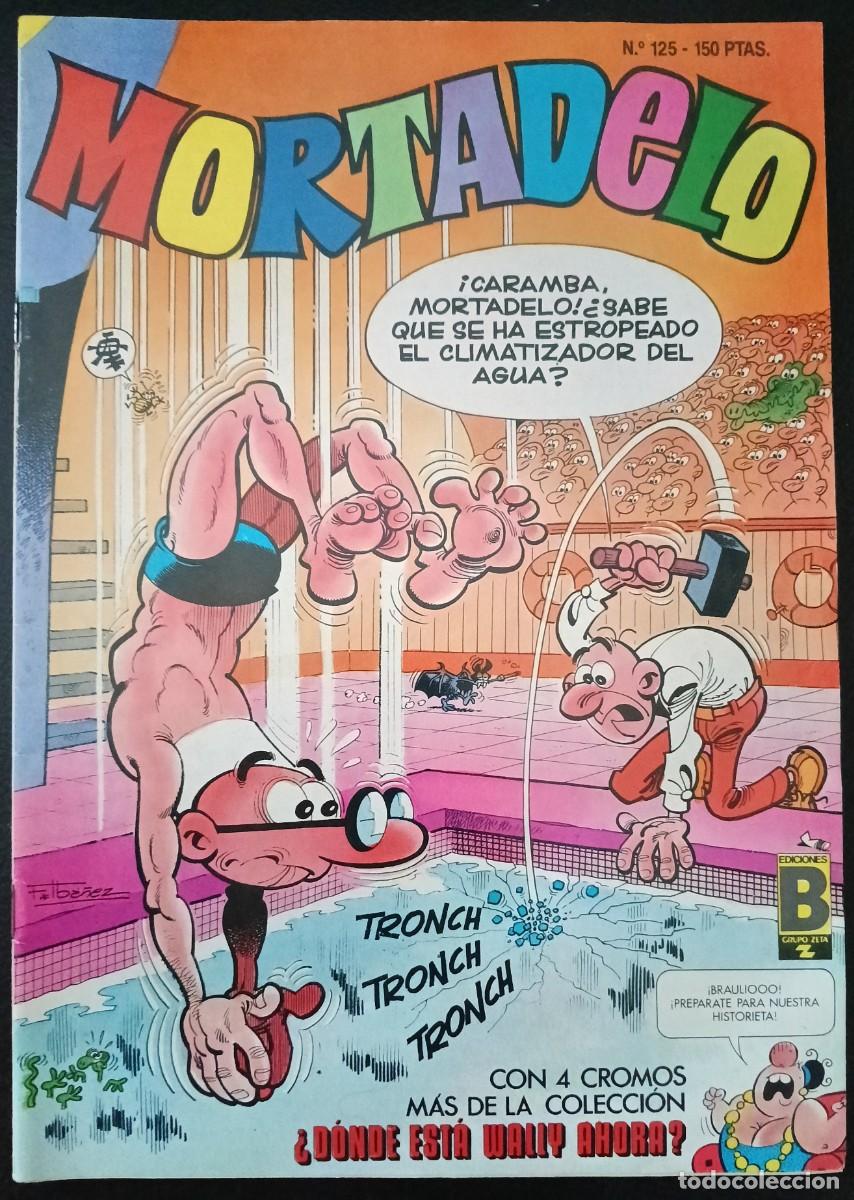 Tebeos: MORTADELO-SEMANAL-ED. B- N&ordm; 125 -MORTADELO-DELIRANTA-PAFMAN-1989-DIF&Iacute;CIL-BUENO-VEA-LEA-1618