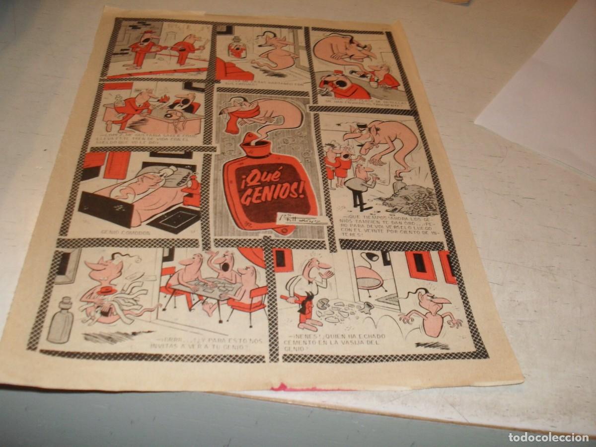 Tebeos: (REF.95),LAMINA HUMORISTICA:QUE GENIOS&iexcl;&iexcl;,DE IBA&Ntilde;EZ,NO REEDITADA,BRUGUERA,A&Ntilde;OS 70