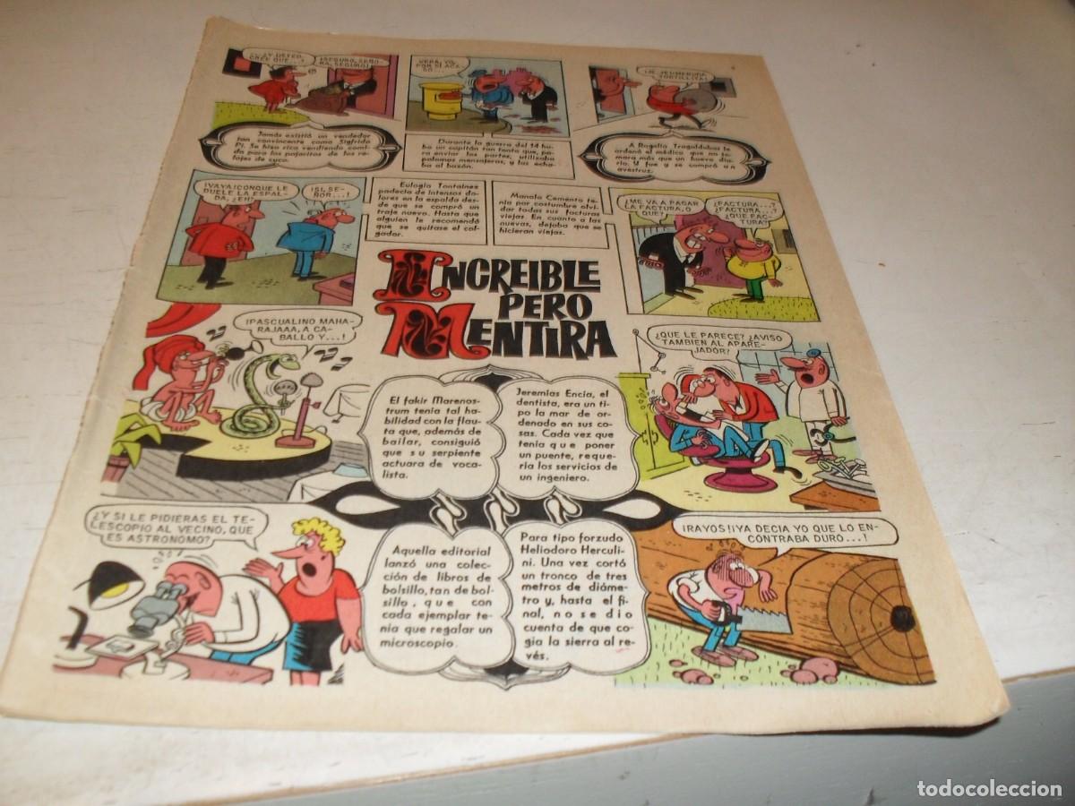 Tebeos: (REF.95),LAMINA HUMORISTICA:INCREIBLE PERO MENTIRA,DE IBA&Ntilde;EZ,NO REEDITADA,BRUGUERAA,A&Ntilde;OS 70