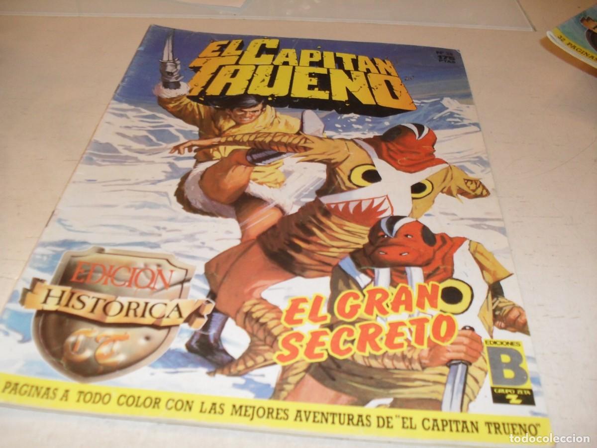 Tebeos: EL CAPITAN TRUENO,SERIE HISTORICA, N&ordm; 38,EL GRAN SECRETO,DE 148,EDICIONES B,1987