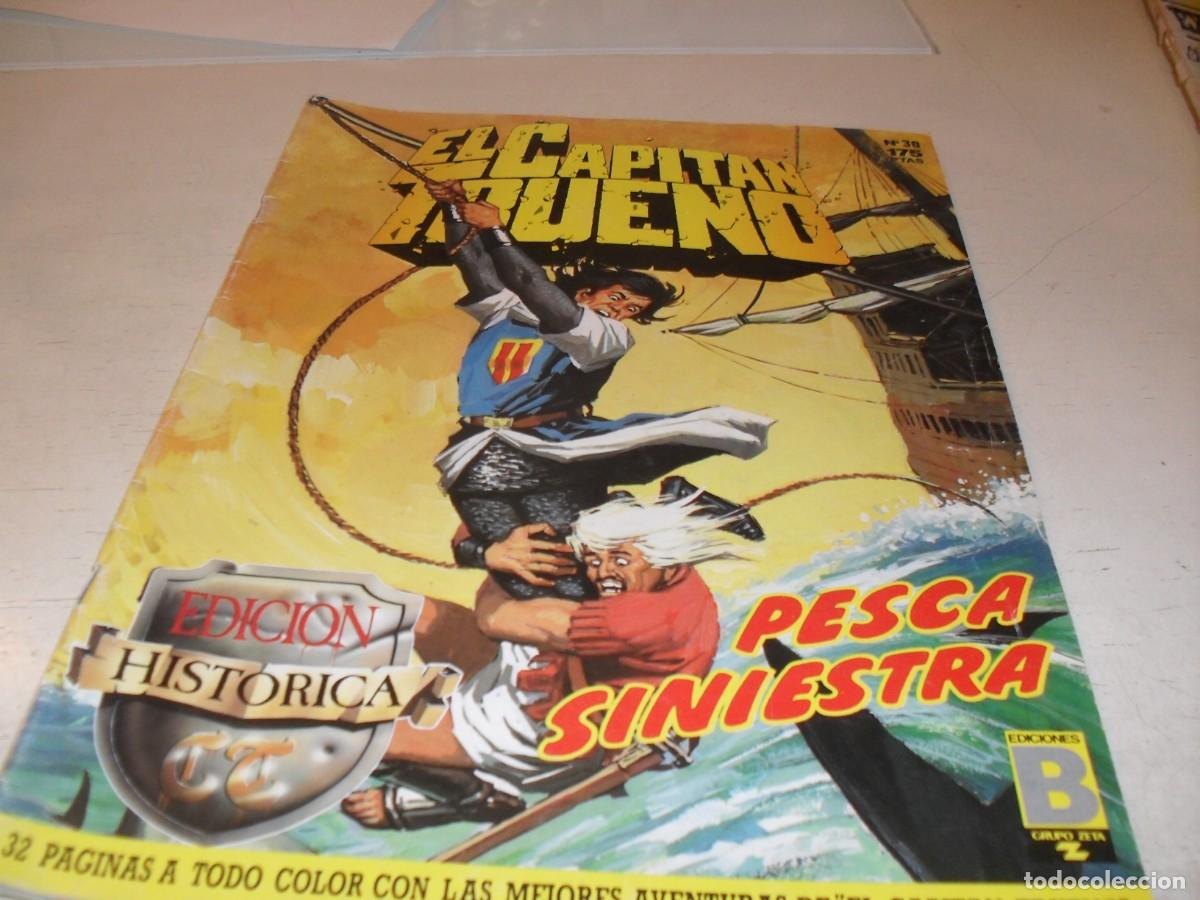 Tebeos: EL CAPITAN TRUENO,SERIE HISTORICA, N&ordm; 30,PESCA SINIESTRA,DE 148,EDICIONES B,1987