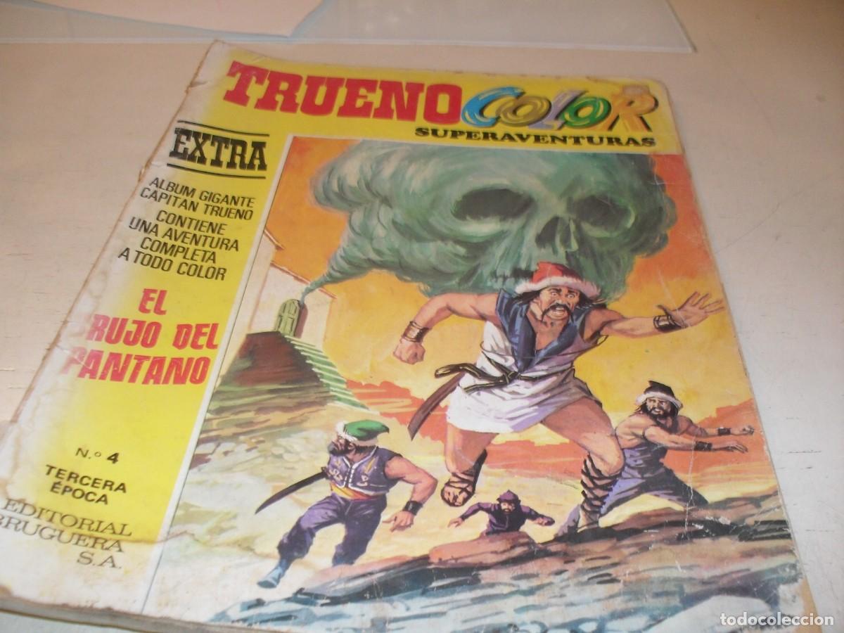 Tebeos: ALBUM TRUENO COLOR N&ordm; 4,3&ordf; EPOCA,EL BRUJO DEL PANTANO,DE 12,BRUGUERA,1978