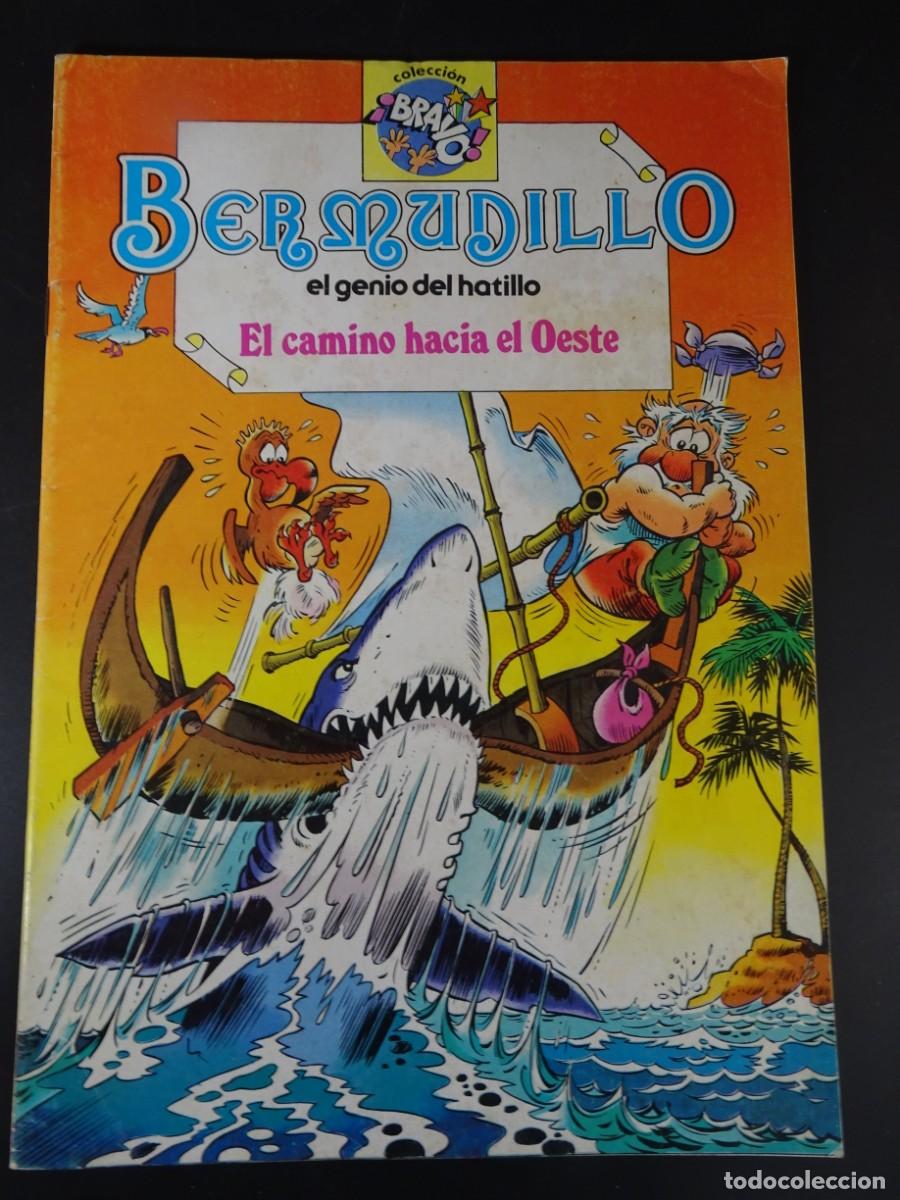 Tebeos: C&Oacute;MIC, BERMUDILLO, EL GENIO DEL HATILLO N&ordm; 6 , EL CAMINO HACIA EL OESTE ,ED BRUGUERA VER FOTOS