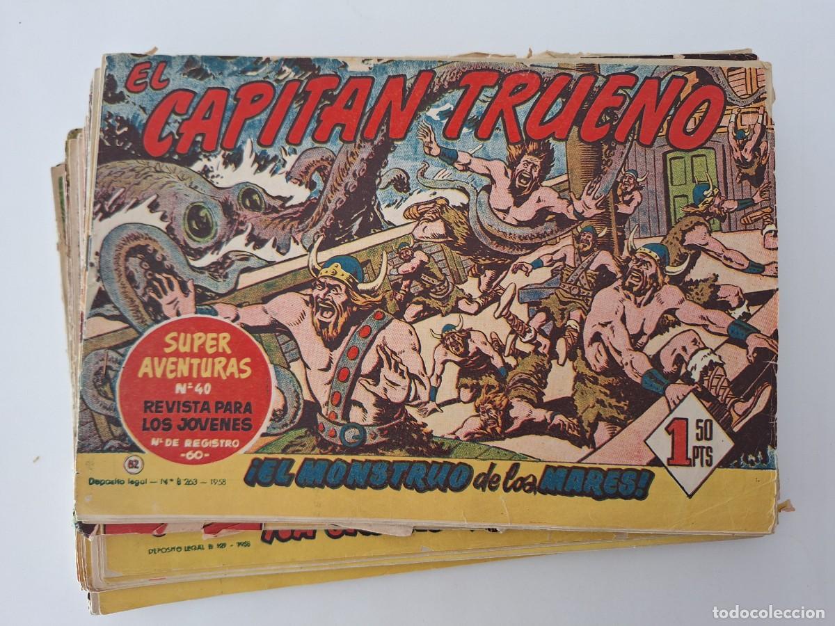 Tebeos: LOTE 23 COMICS EL CAPITAN TRUENO EDITORIAL BRUGUERA RV