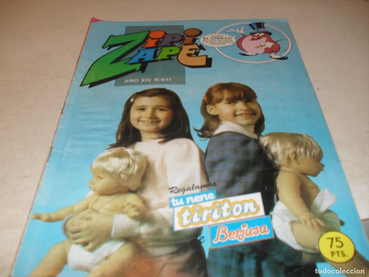 Tebeos: ZIPI Y ZAPE N&ordm; 611,CON ROMPETECHOS EN BUSCA EL CHOLLO,DE 673,BRUGUERA,1972