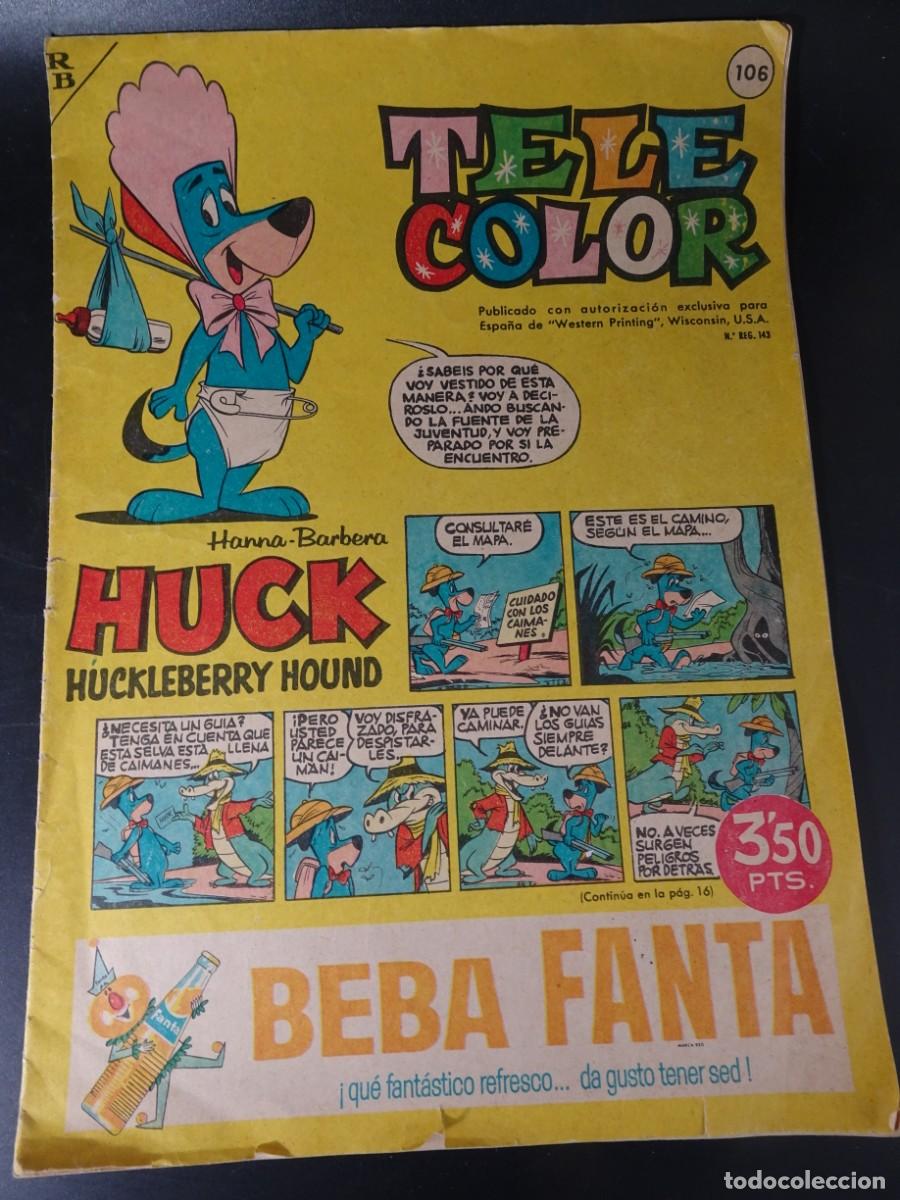 Tebeos: C&Oacute;MIC, TELE COLOR N&ordm; 106, HANNA-BARBERA, 1965, VER FOTOS