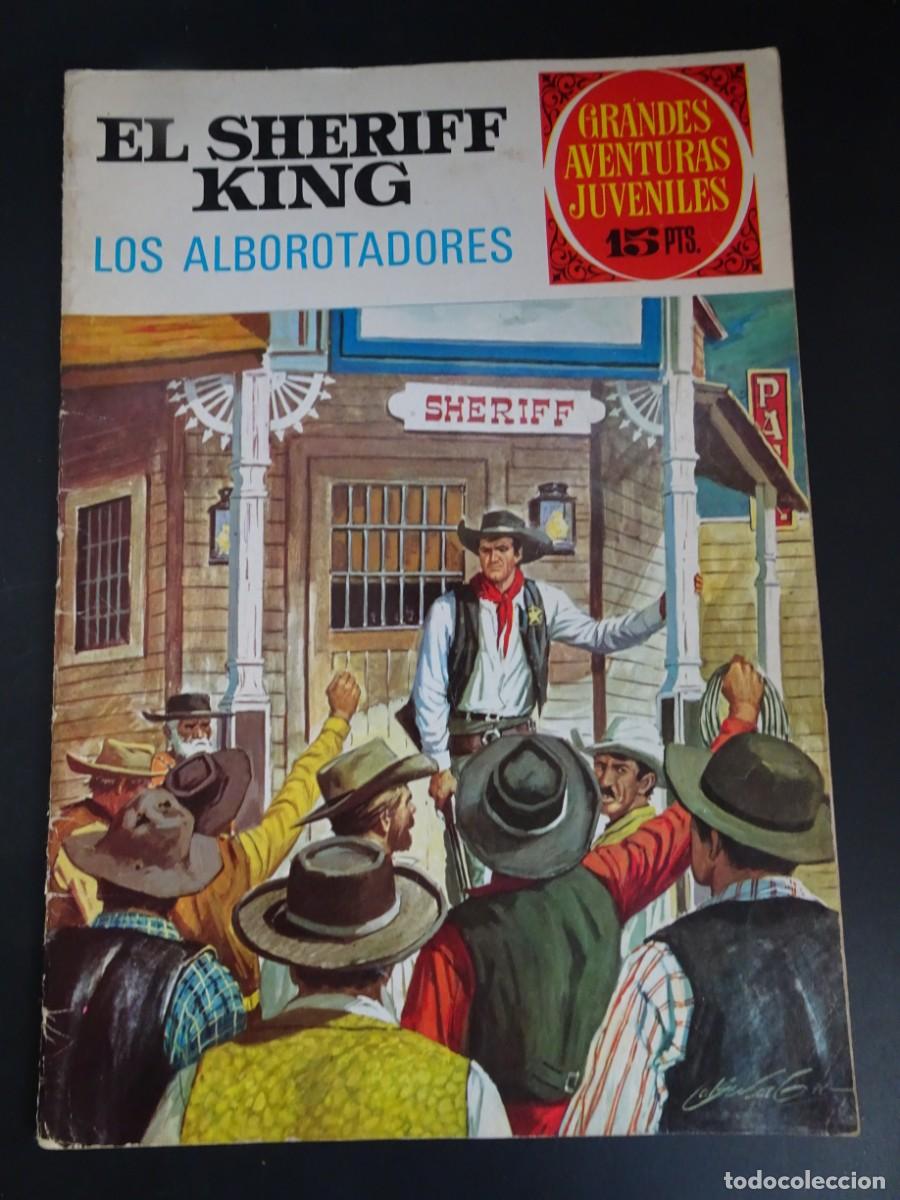 Tebeos: GRANDES AVENTURAS JUVENILES, EL SHERIFF KING N&ordm; 36 LOS ALBOROTADORES, VER FOTOS