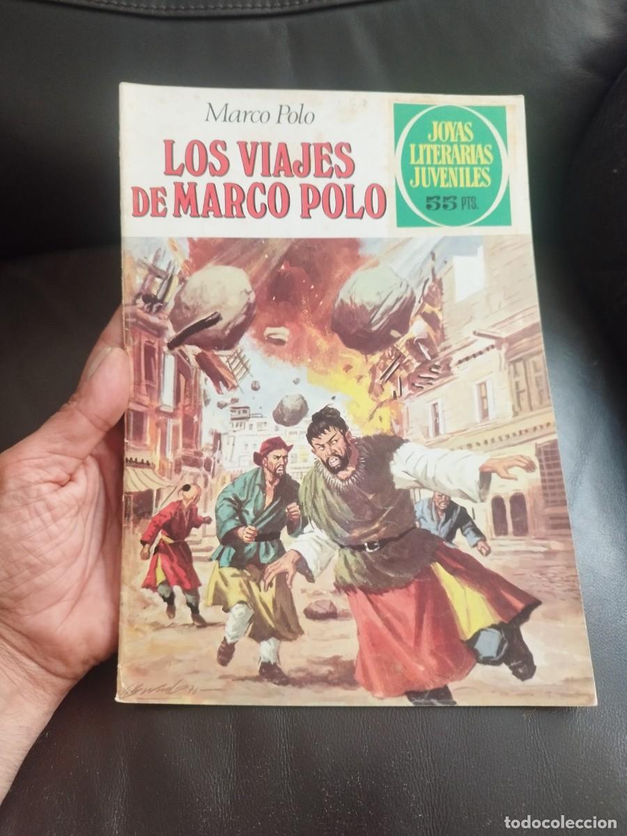 Tebeos: Comic joyas literarias juveniles N&ordm; 166. Los viajes de Marco Polo. Marco polo, jesus blasco.