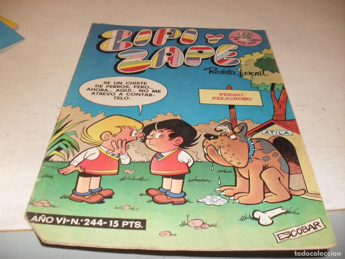 Tebeos: ZIPI Y ZAPE N&ordm; 244,CON PUBLICIDAD DE MARCO EN CONTRAPORTADA,DE 673,BRUGUERA,1972