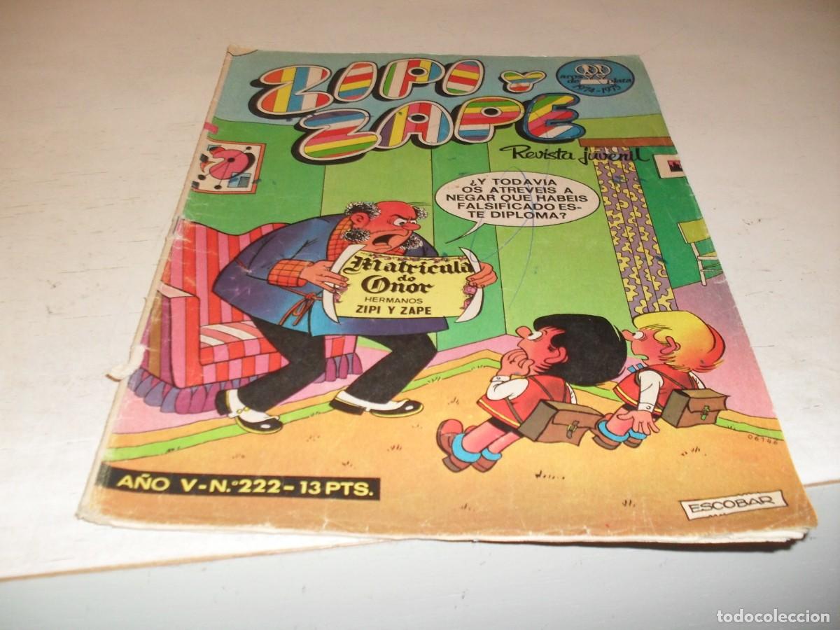 Tebeos: ZIPI Y ZAPE N&ordm; 244,CON PUBLICIDAD DE BABY MOCOSETE DENTRO,DE 673,BRUGUERA,1972