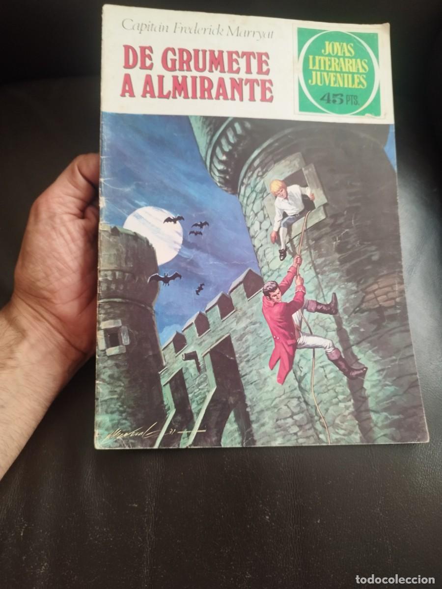 BDs: Comic joyas literarias juveniles N&ordm; 50. De Grumete a Almirante, Capit&aacute;n Frederick Marryat.