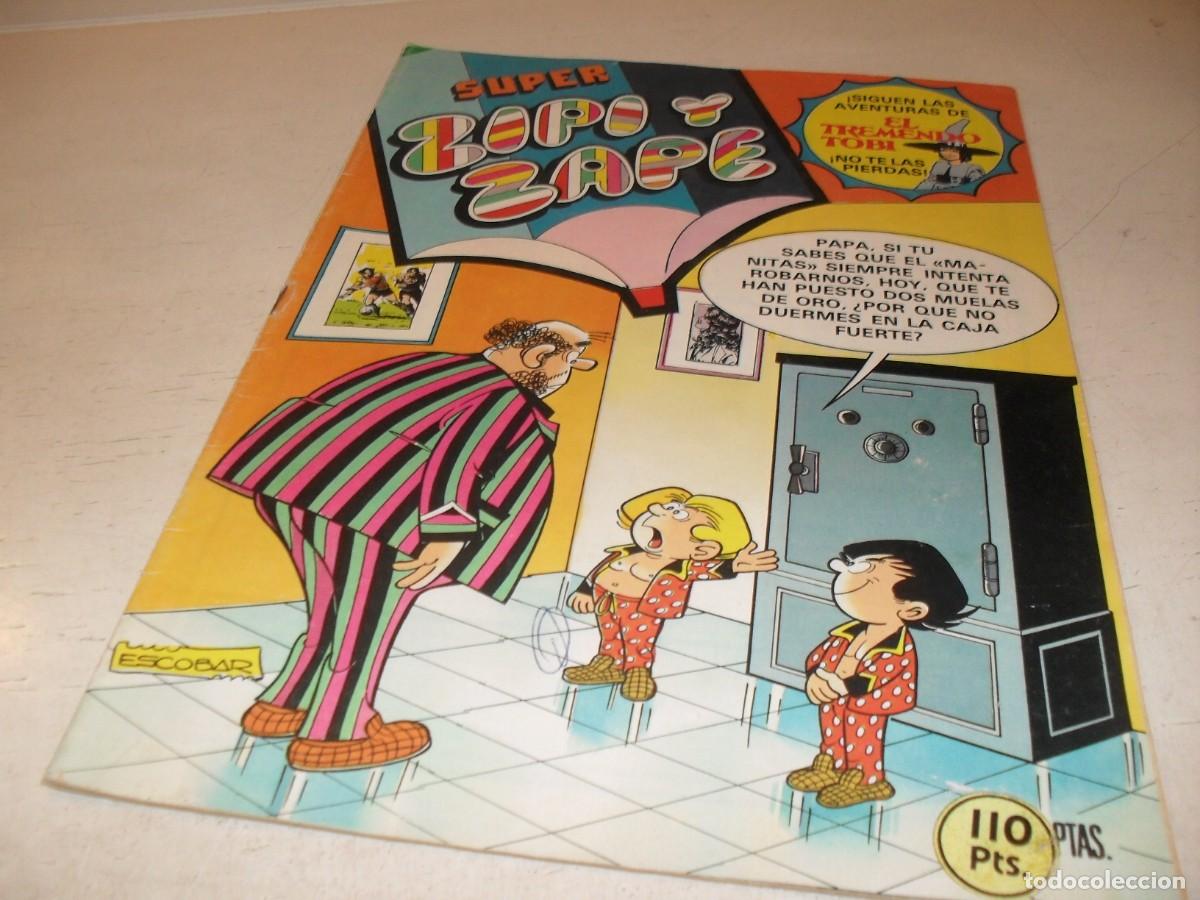 Tebeos: SUPER ZIPI Y ZAPE N&ordm; 149,CON EL TREMENDO TOBY,DE ESPALLARDO,DE 153,BRUGUERA,1973