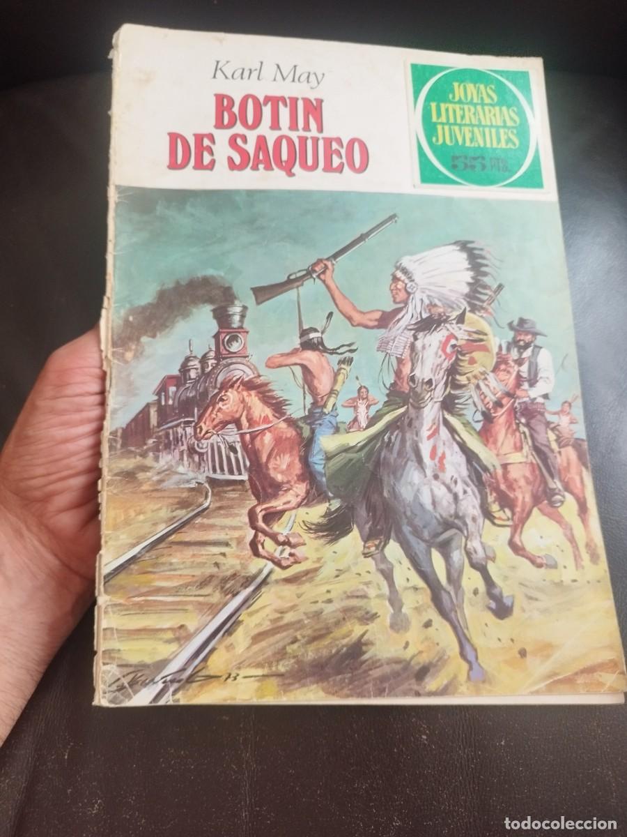 Tebeos: Comic joyas literarias juveniles N&ordm; 187. Bot&iacute;n de Saqueo, Karl May.
