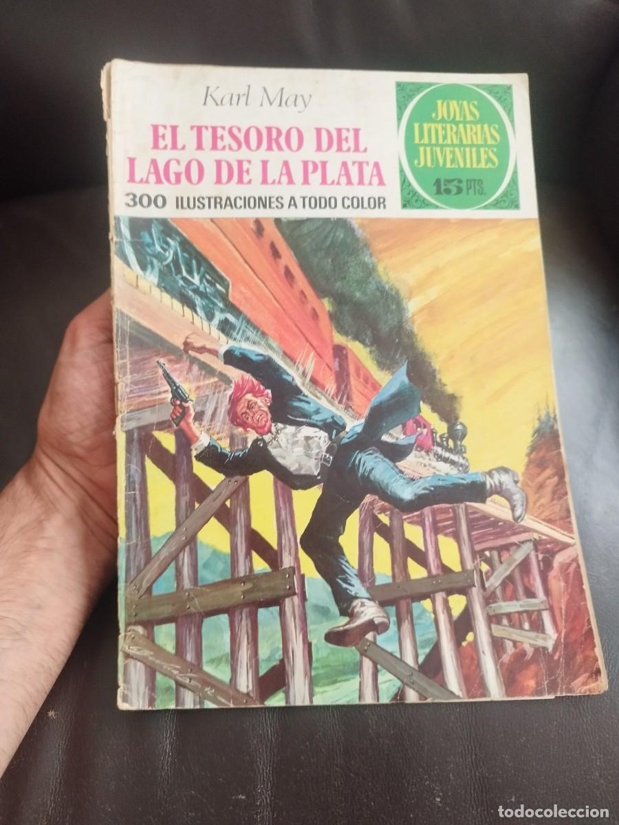 Tebeos: Comic joyas literarias juveniles N&ordm; 55 El tesoro del lago de la plata, Karl May.
