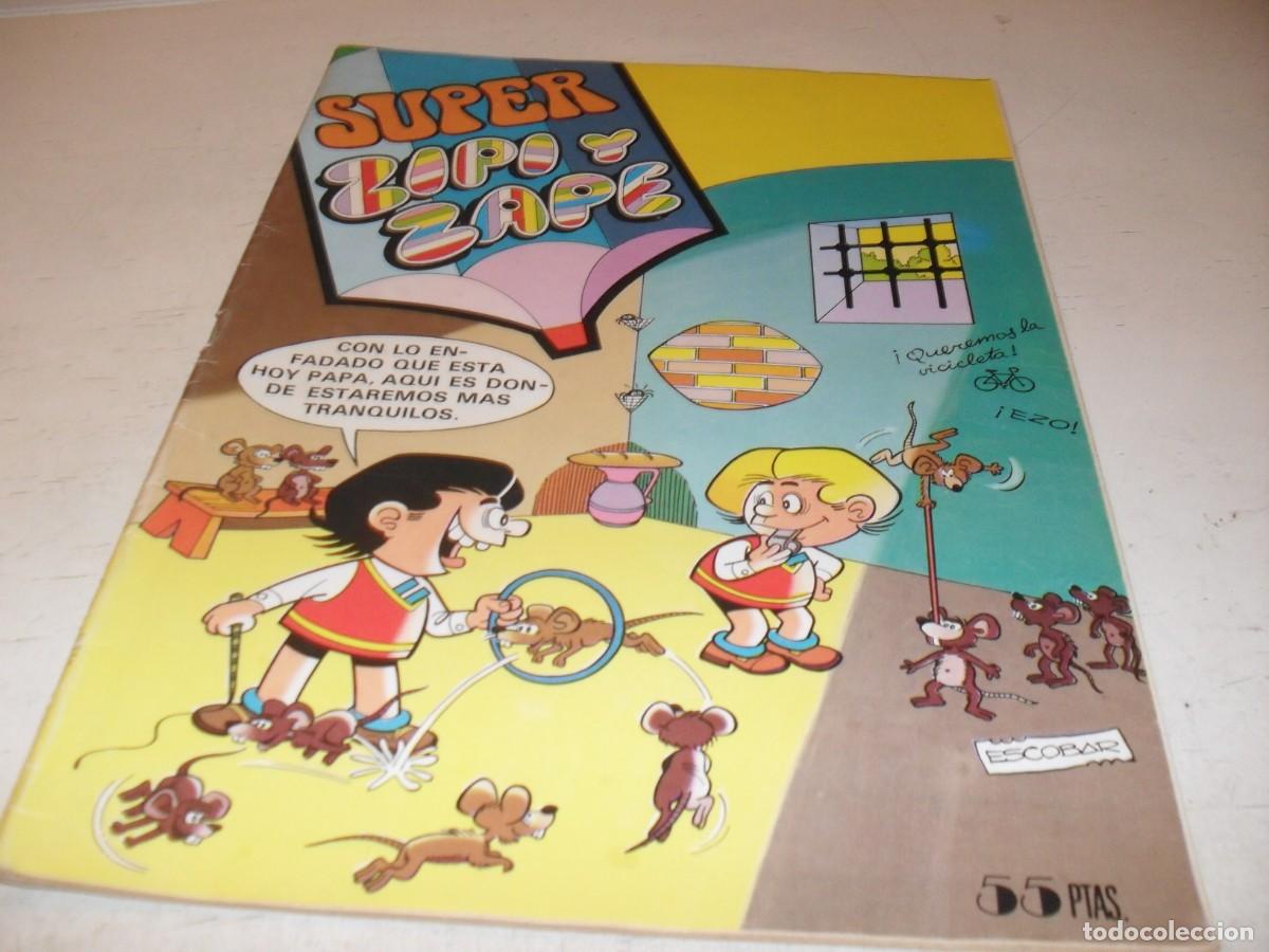 Tebeos: SUPER ZIPI Y ZAPE N&ordm; 105,CON ROBIN ROBOT,DE J.SANCHIS,DE 153,BRUGUERA,1973
