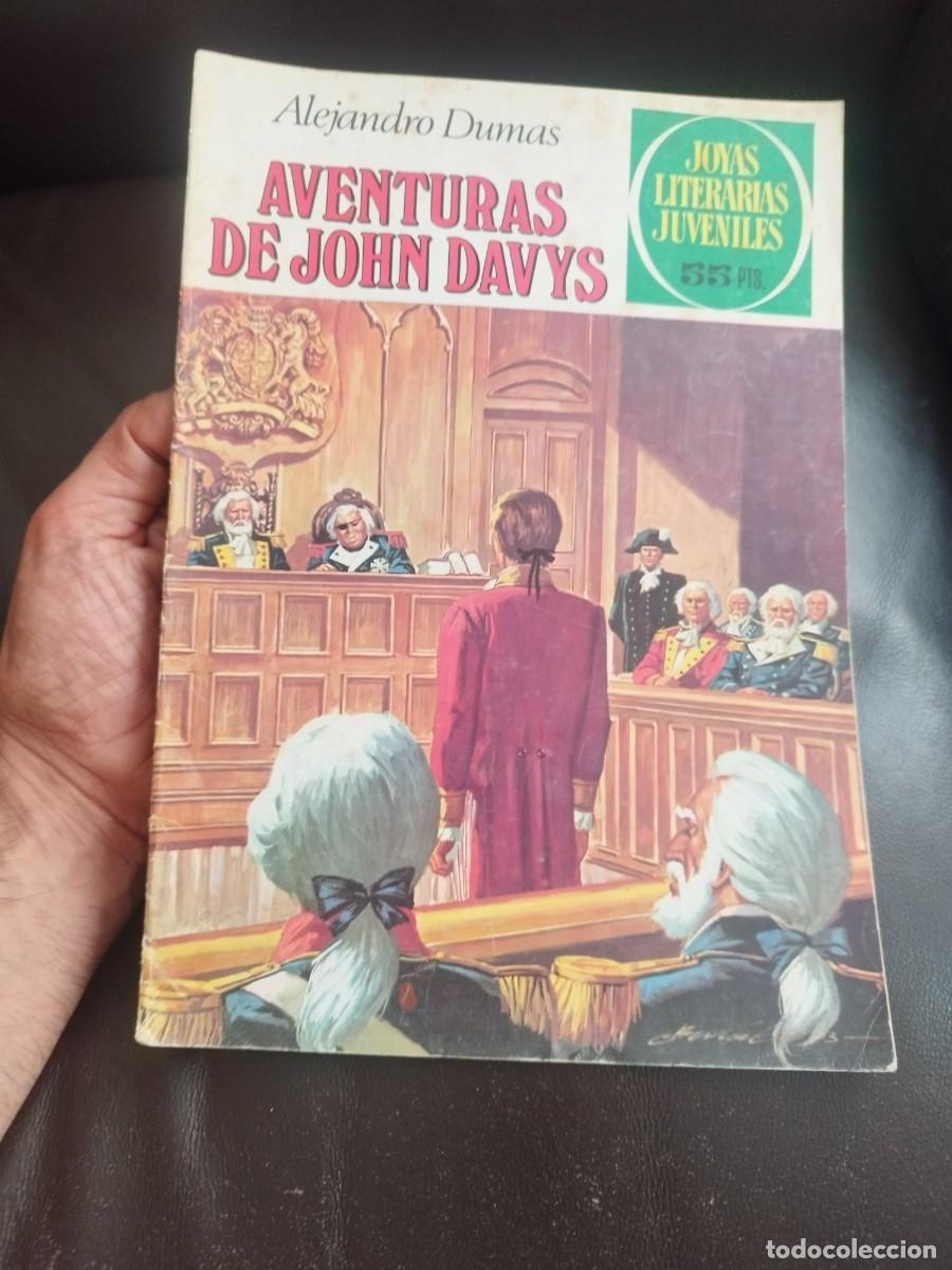 Tebeos: Comic joyas literarias juveniles N&ordm; 77 Aventuras de John Davys de Alejandro Dumas.
