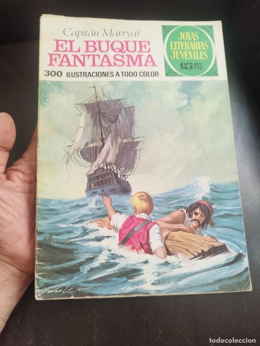 Tebeos: Comic joyas literarias juveniles N&ordm; 26 el buque fantasma Capit&aacute;n Marryat.