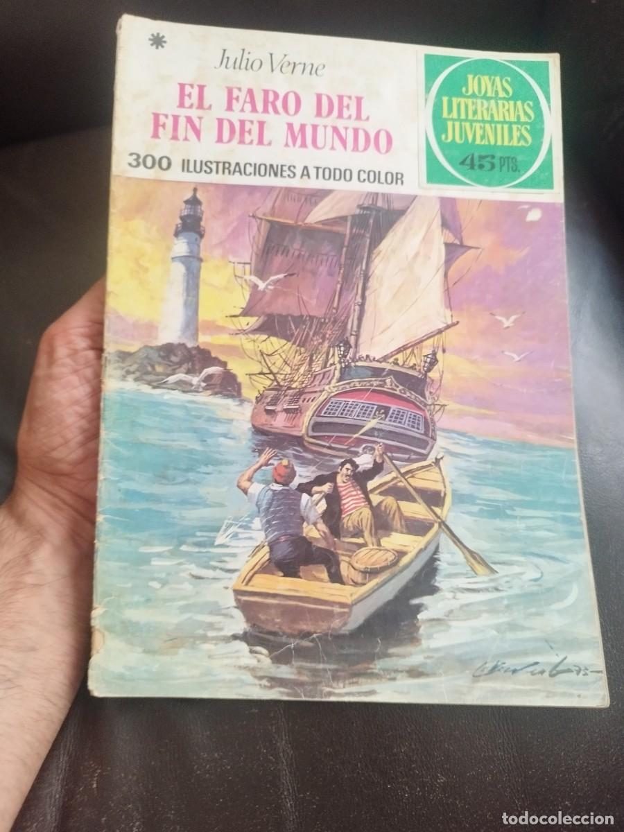 Tebeos: Comic joyas literarias juveniles N&ordm; 91 El faro del fin del mundo&rdquo; de Julio Verne.