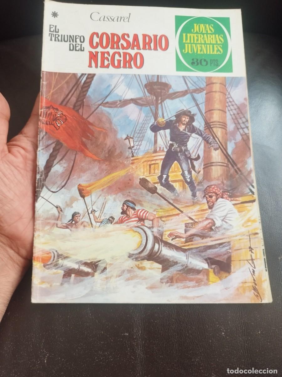 Tebeos: Comic joyas literarias juveniles N&ordm; 185 El Triunfo del Corsario Negro Emilio Salgari.