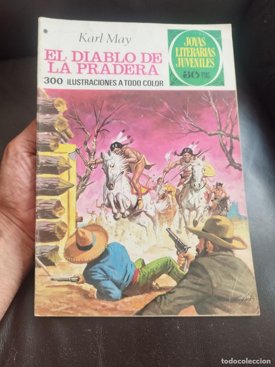 Tebeos: Comic joyas literarias juveniles N&ordm; 139 El Diablo de la Pradera y escrito por Karl May.