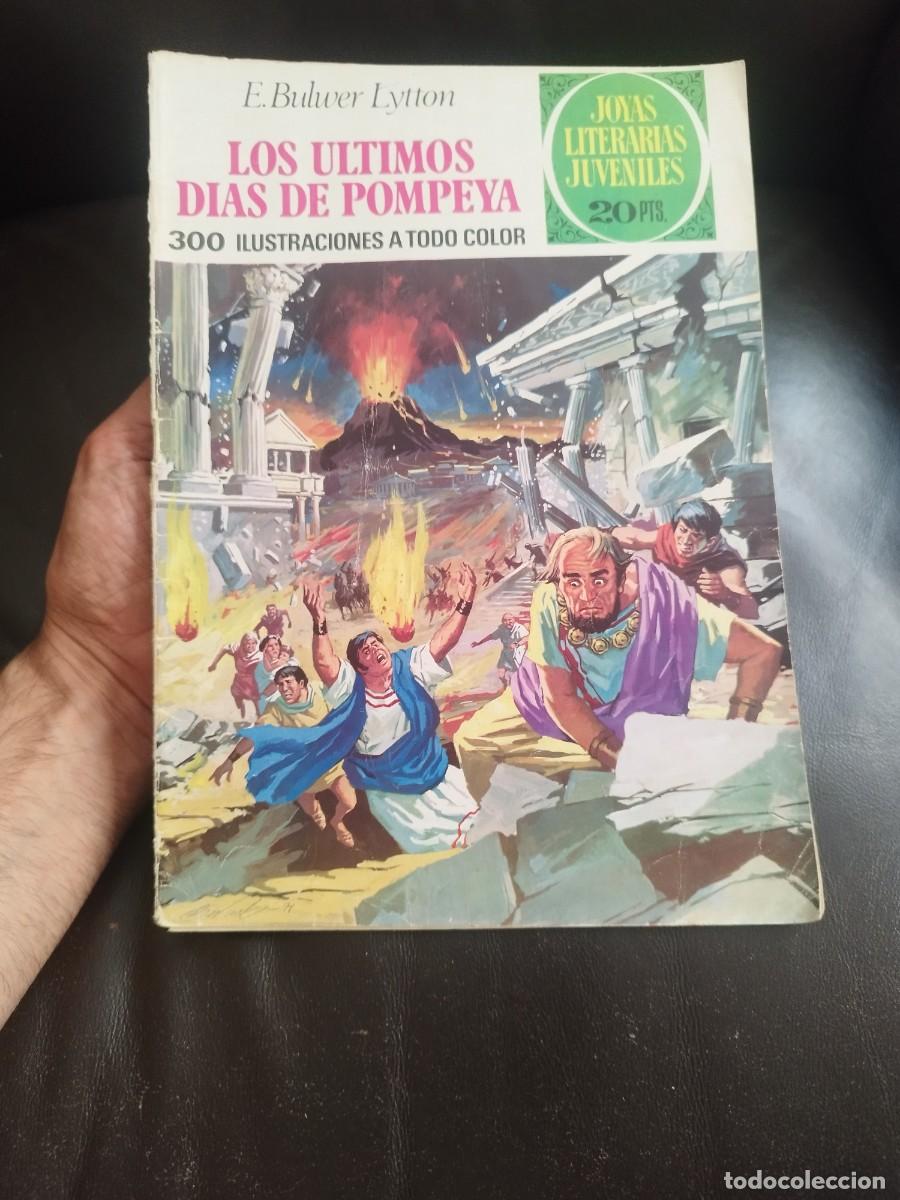 Tebeos: Comic joyas literarias juveniles N&ordm; 25 Los &uacute;ltimos d&iacute;as de Pompeya por E. Bulwer Lytton.