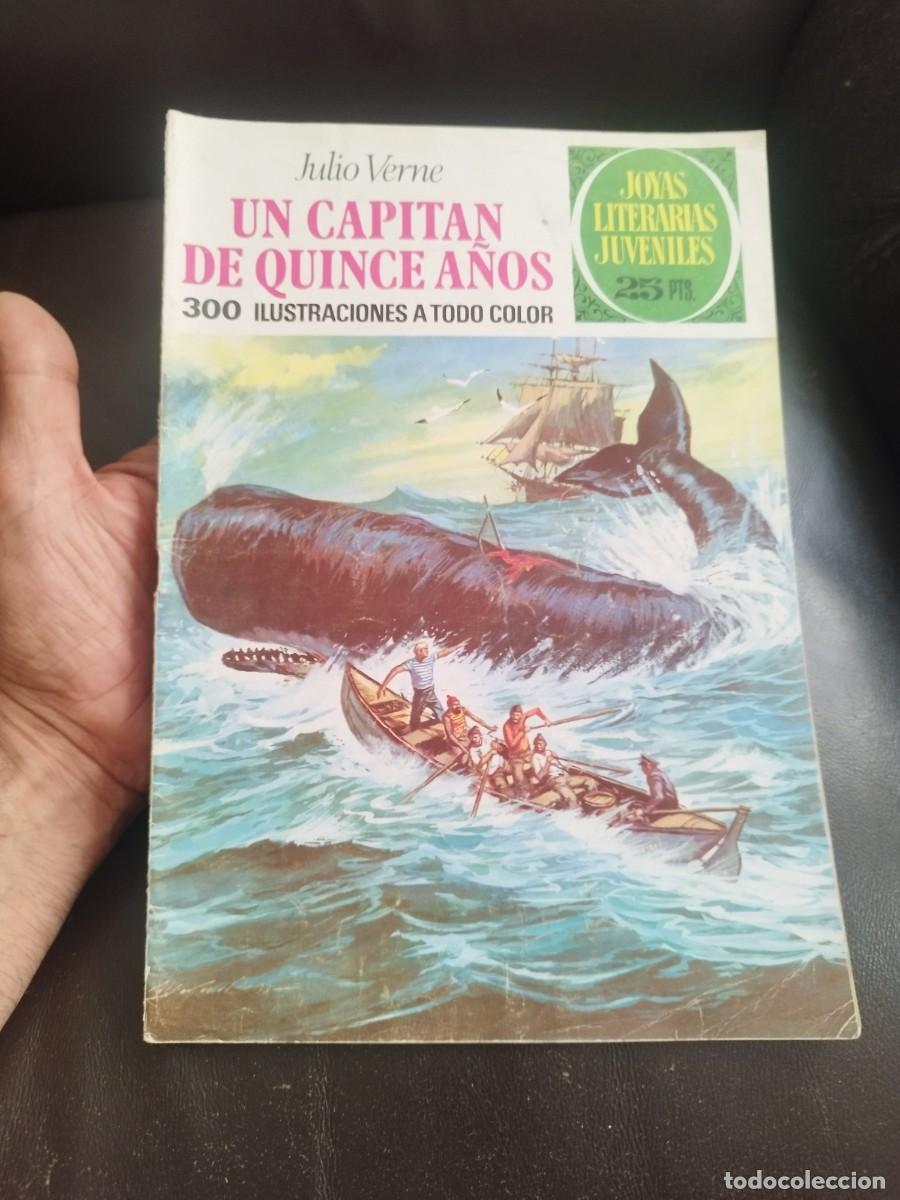 Tebeos: Comic joyas literarias juveniles N&ordm; 101 Un Capit&aacute;n de Quince A&ntilde;os de Julio Verne.