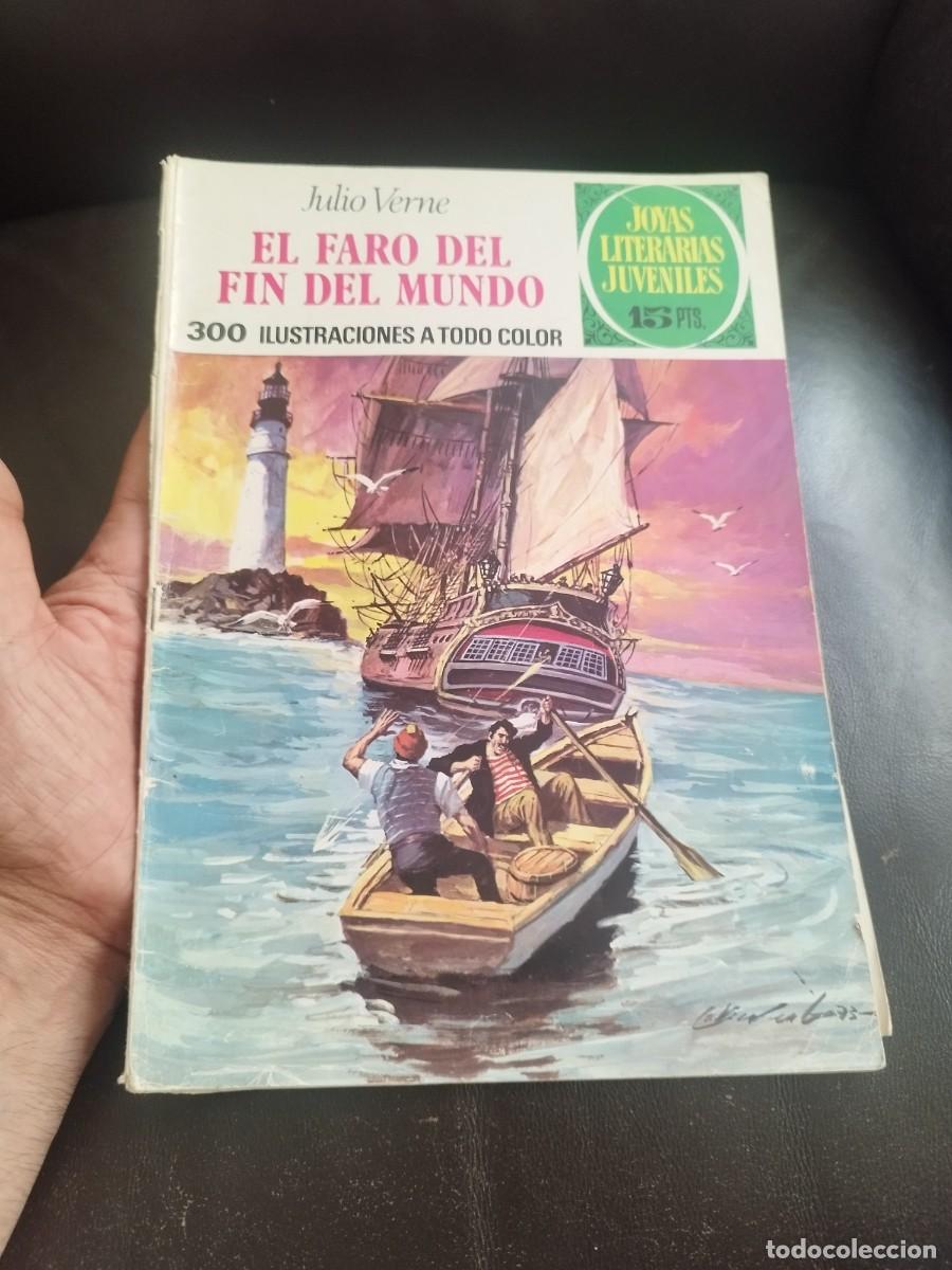 Tebeos: Comic joyas literarias juveniles N&ordm; 91 El faro del fin del mundo de Julio Verne.