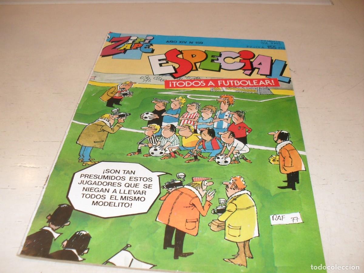 Tebeos: ZIPI Y ZAPE ESPECIAL N&ordm; 159,TODOS A FUTBOLEAR&iexcl;&iexcl;,DE 167,BRUGUERA,1978