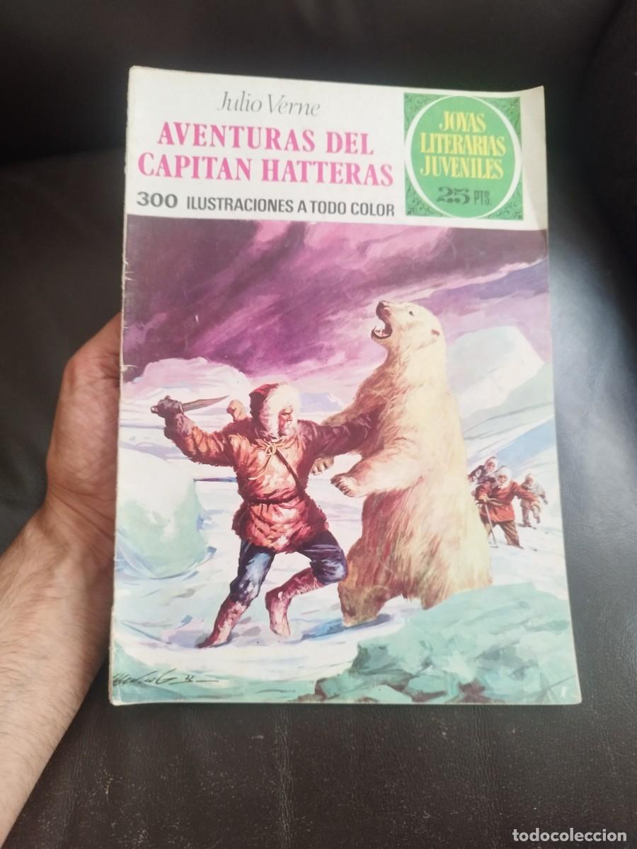 Tebeos: Comic joyas literarias juveniles N&ordm; 71 Aventuras del capit&aacute;n Hatteras escrita por Julio Verne.