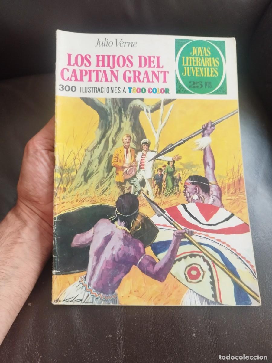 Tebeos: Comic joyas literarias juveniles N&ordm; 9 Los hijos del Capit&aacute;n Grant, Julio Verne.
