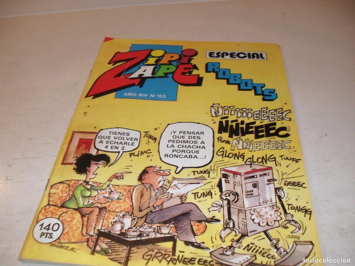 Tebeos: ZIPI Y ZAPE ESPECIAL N&ordm; 153,ROBOTS,DE 167,BRUGUERA,1978